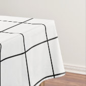 Raster Zwart en Wit Tafelkleed (Voorbeeld)