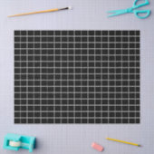 Raster zwart wit lijn tissuepapier (Craft)