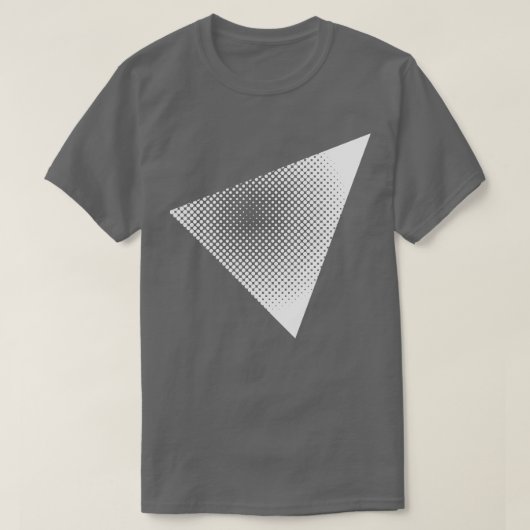 rasterdriehoek t-shirt (Design voorkant)