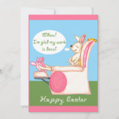 Rasterend paasgebaar, Kaart voor paasdoeklettertyp (Voorkant)