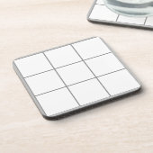 Rastergrijs Bier Onderzetter (Linkerzijde)