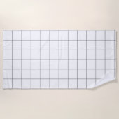 Rastergrijs Strandlaken (Voorkant)