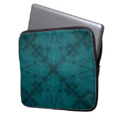 Rasterkaleidoscoop Laptop Sleeve (Voorkant Links)