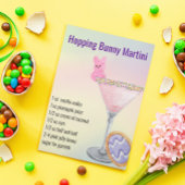 Rasterlente Martini Cocktail Recipe Briefkaart