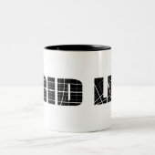 Rasterleven Tweekleurige Koffiemok (Center)