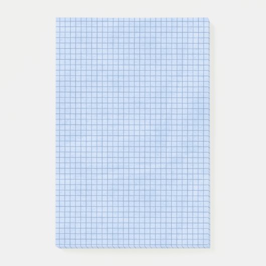 Rasterlijnen op blauw post-it® notes (Voorkant)