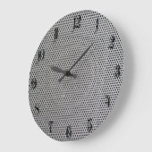 Rastermetalen patroon grote klok (Hoek)