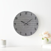 Rastermetalen patroon grote klok (Huis)