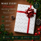 Rasteroverlaytextuur – Minimaal Tech Wrap-ontwerp Cadeaupapier