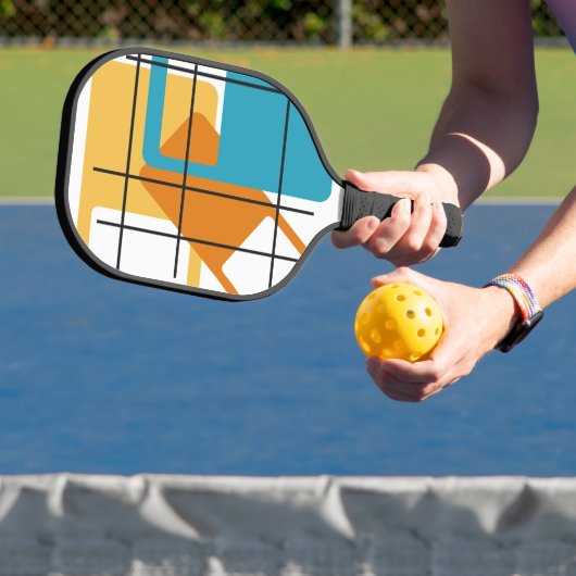 Rasterrechthoeken Pickleball Paddle (Insitu)