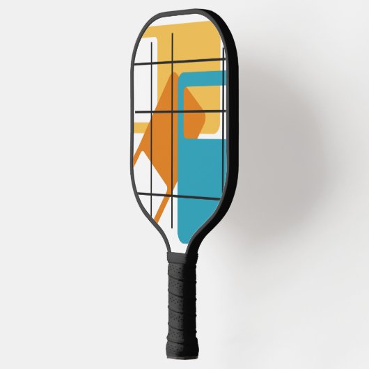 Rasterrechthoeken Pickleball Paddle (Links)