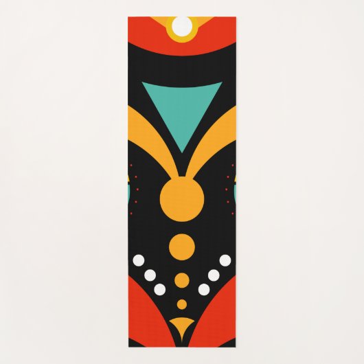 rasterstam yogamat (Voorkant)