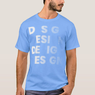 Rastertypografie ontwerp t-shirt