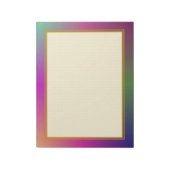 Rasteruitgelijnde Paarse metalen grote notitieblok (Linkerzijde)