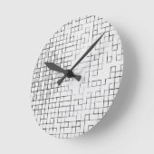 Rastervergrendelde 8 inch wandklok (Hoek)