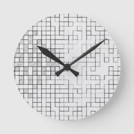 Rastervergrendelde 8 inch wandklok