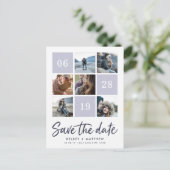 Rasterverzameling | De foto bewaart de Datum Aankondigingskaart (Staand voorkant)