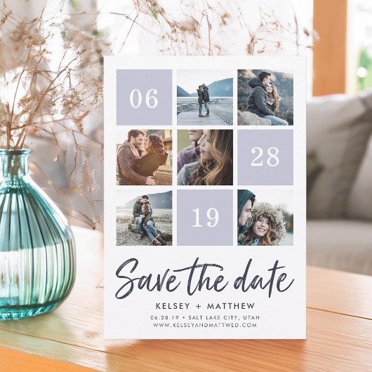 Rasterverzameling | De foto bewaart de Datum Save The Date