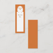 Rastig bladwijzer lammeren mini visitekaartje (Voorkant / Achterkant)