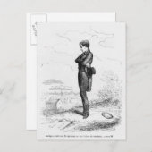 Rastignac ging met rust en liep een paar stappen briefkaart (Voorkant / Achterkant)