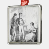 Rastignac, ingediend bij Madame de Nucingen Metalen Ornament (Links)