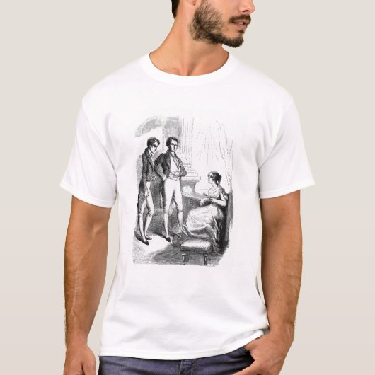 Rastignac, ingediend bij Madame de Nucingen T-shirt (Voorkant)