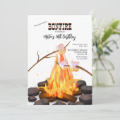 Rasting Marshmallows Kaart (Staand voorkant)