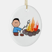 Rasting Marshmallows Keramisch Ornament (Rechts)