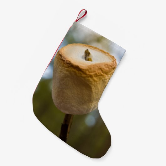 Rasting Marshmallows Kleine Kerstsok (Voorkant (Hangend))