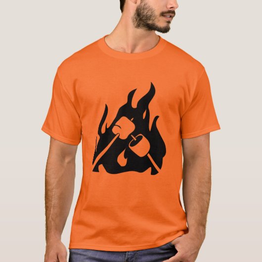 Rasting Marshmallows T-shirt (Voorkant)