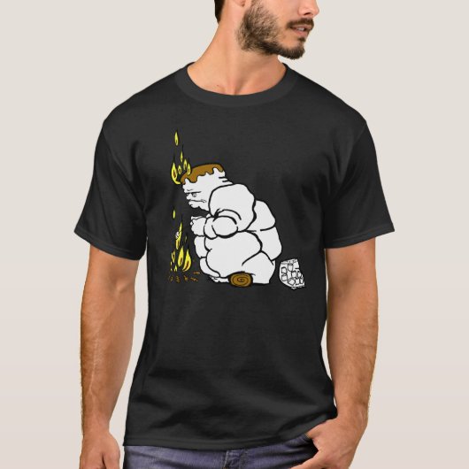 Rasting Marshmallows T-shirt (Voorkant)