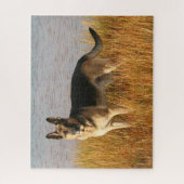 Raszuivere Duitse herder II Legpuzzel (Verticaal)