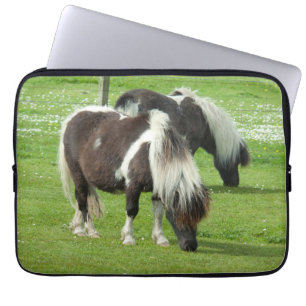 Raszuivere Shetland Paint Ponies Laptop Sleeve