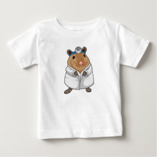 Rat als Doctor met de mantel van de dokter