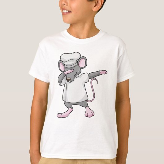 Rat als koekje op Hip Hop Dance Dab T-shirt (Voorkant)
