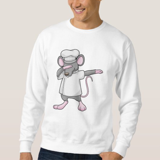Rat als koekje op Hip Hop Dance Dab Trui (Voorkant)