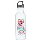 Rat als verpleegster met doos waterfles (Voorkant)