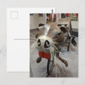 Rat Art-Bike Briefkaart (Voorkant / Achterkant)