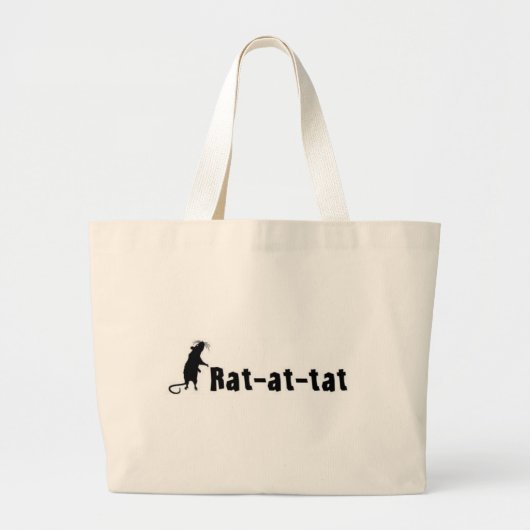 Rat-at-tat-Canvas tas (Voorkant)