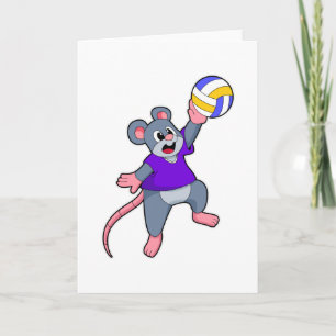 Rat bij volleybalsporten kaart