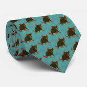 Rat:blauw Stropdas (Opgerold)