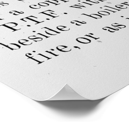 Rat Bomb, beschrijvende catalogus van speciale app Poster (Hoek)