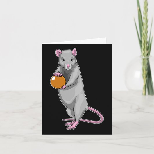 Rat Bowling Ball Sports Kaart (Voorkant)