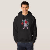 Rat Boxer Boxing Ghandschoenen Hoodie (Voorkant volledig)