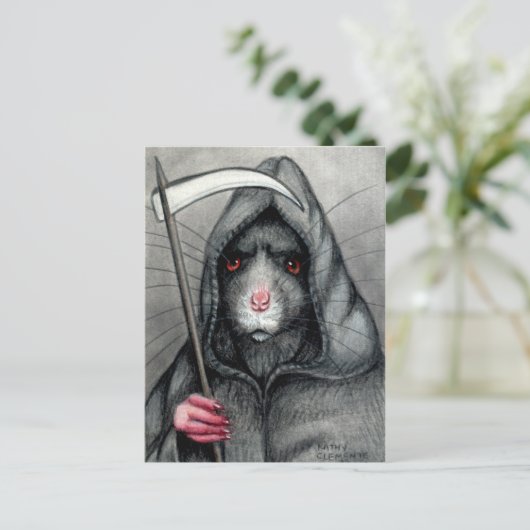 Rat Briefkaart van Grim Reaper (Staand voorkant)
