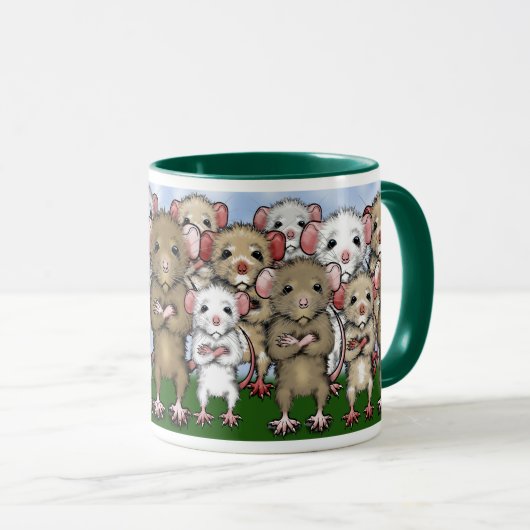 Rat Bunch Coffee Tea Mok (Voorkant rechts)