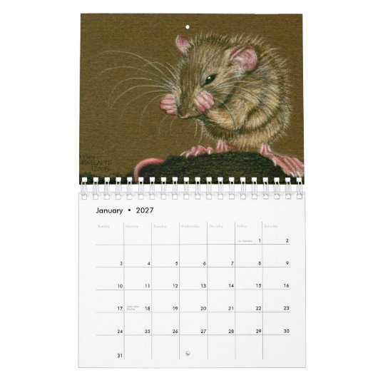 Rat Calendar 2011, ingediend door Kathy Clemente Kalender (Jan 2027)