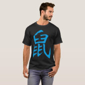 Rat Chinese Kanji  Zodiac Sign T-shirt (Voorkant volledig)