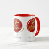 Rat Chinese Zodiac Horoscoop sterrenbeeld Mok (Voorkant rechts)