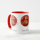 Rat Chinese Zodiac Horoscoop sterrenbeeld Mok (Voorkant links)